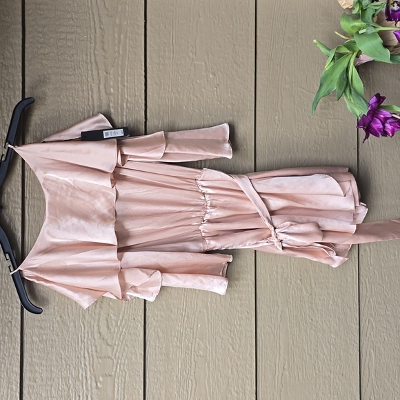 RACHEL ZOE Catrina SILK Romper Tube Rose 2 - Picture 5 of 9